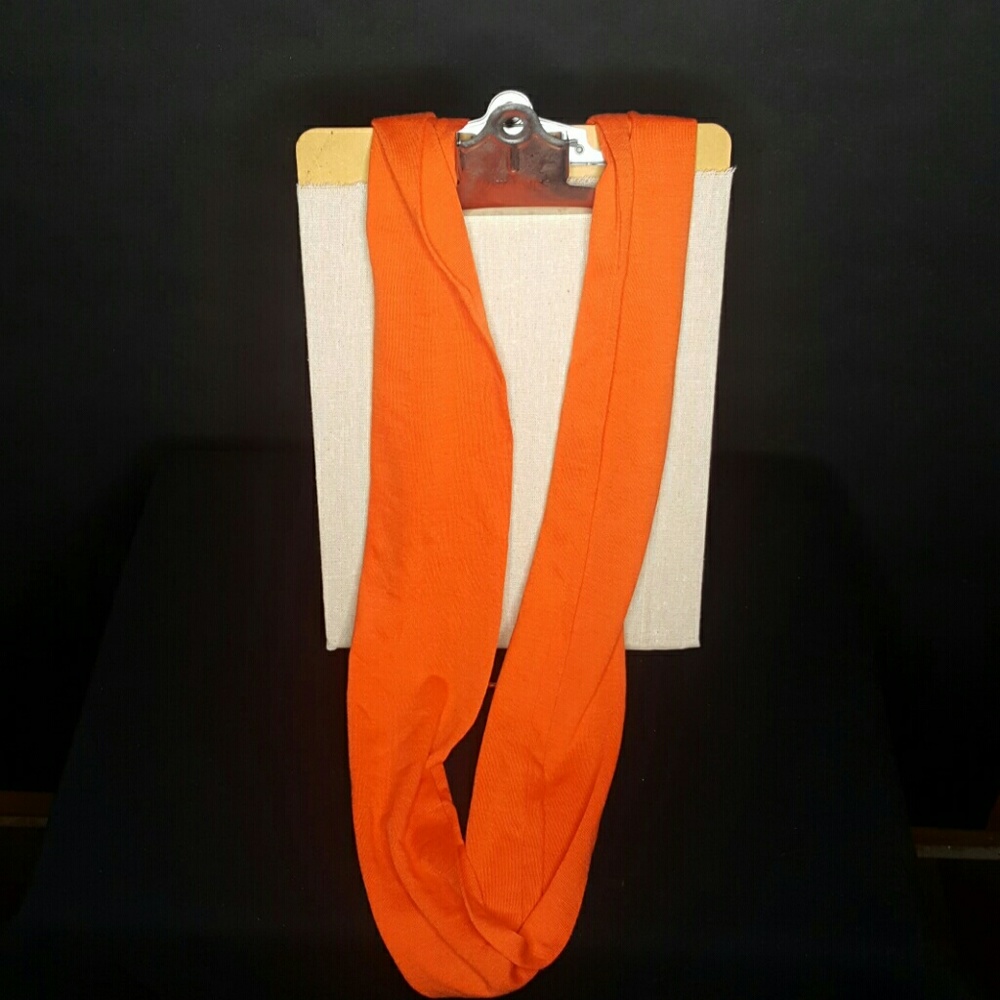 Orange Infinity scarf 🌹Buy 2 for $15🌹